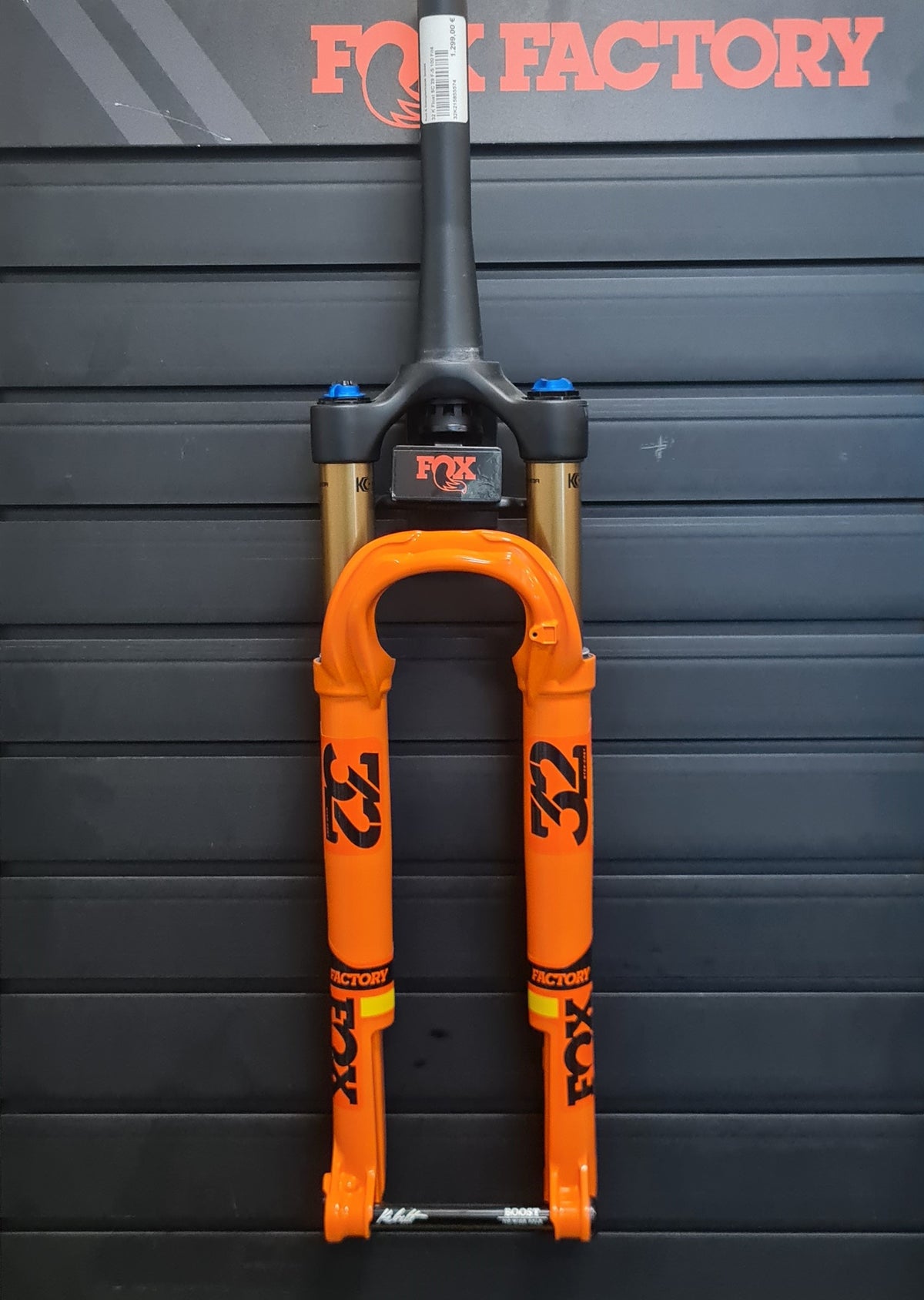 Fox 32 Kashima Float SC 29in 100 FIT4 Shiny Orange Kabolt Achse 110 Federgabel - Rad & Dämpferklinik GmbH