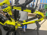 Changing bearings on mountain bike rear swingarms
