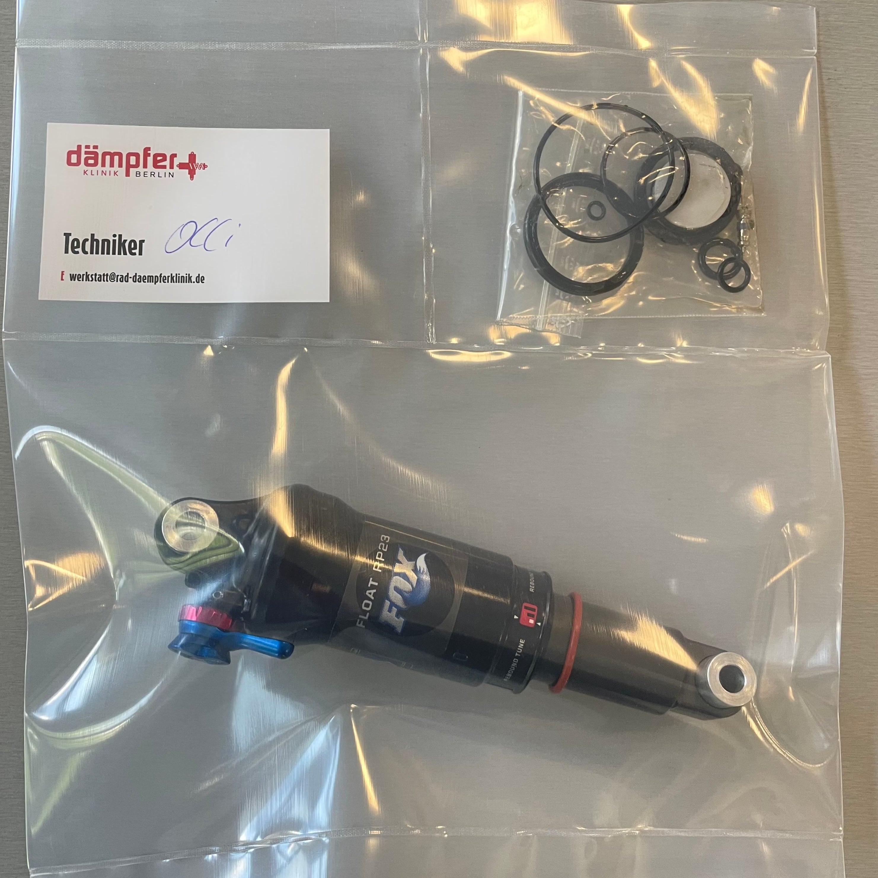 Fox Float RP23 Dämpferwartung 48h Service - Rad & Dämpferklinik GmbH